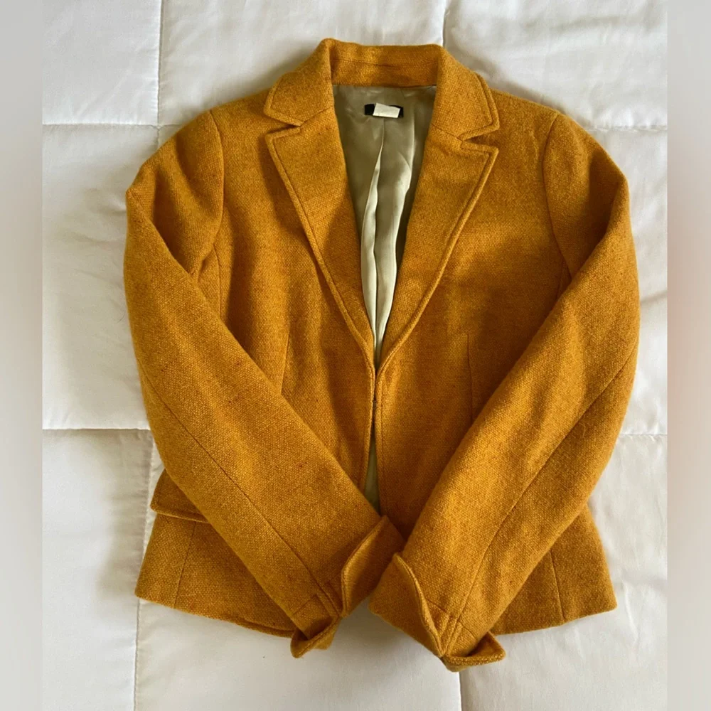 Vintage J Crew 100% Wool Blazer